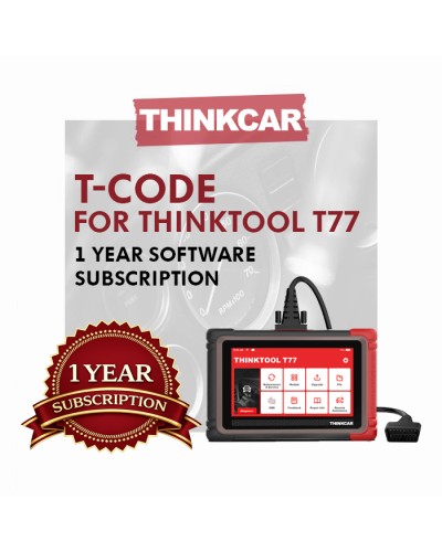 Продовження ліцензії T-Code для Thinktool T77 на 1 рік